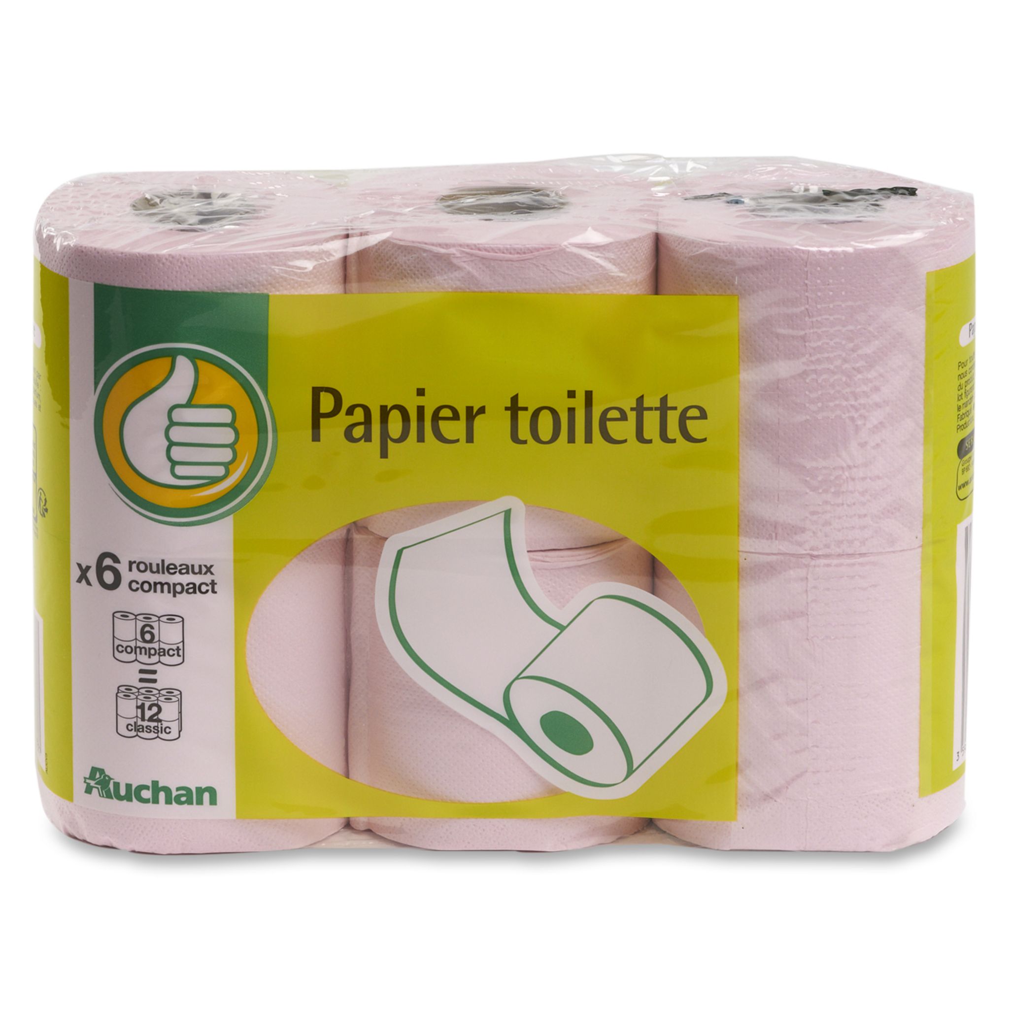 Papier hygiénique compact pour utilisation professionnelle 