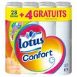 LOTUS Confort Papier toilette aquatube 28 rouleaux +4 offerts