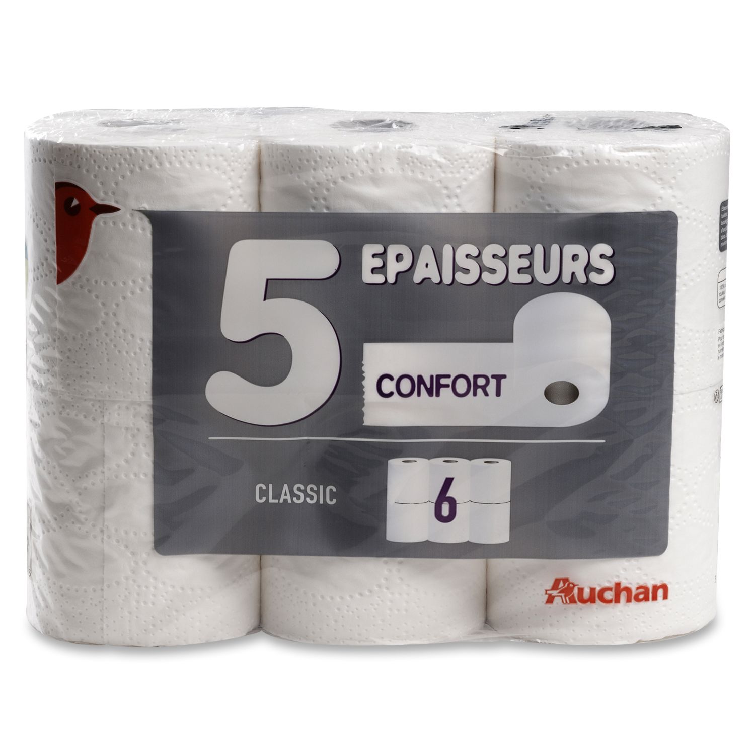 Papier toilette (500 formats) Lot de 5x6 rouleaux - Ateliers Porraz