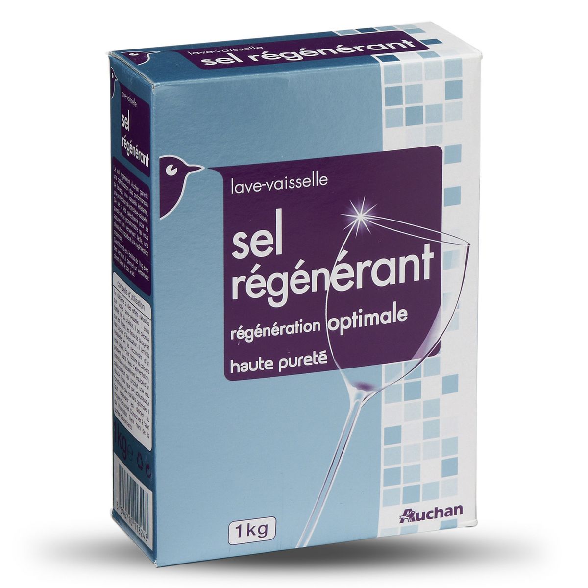 Sel régénérant pour lave-vaisselle, U (4 étuis x 1 kg)