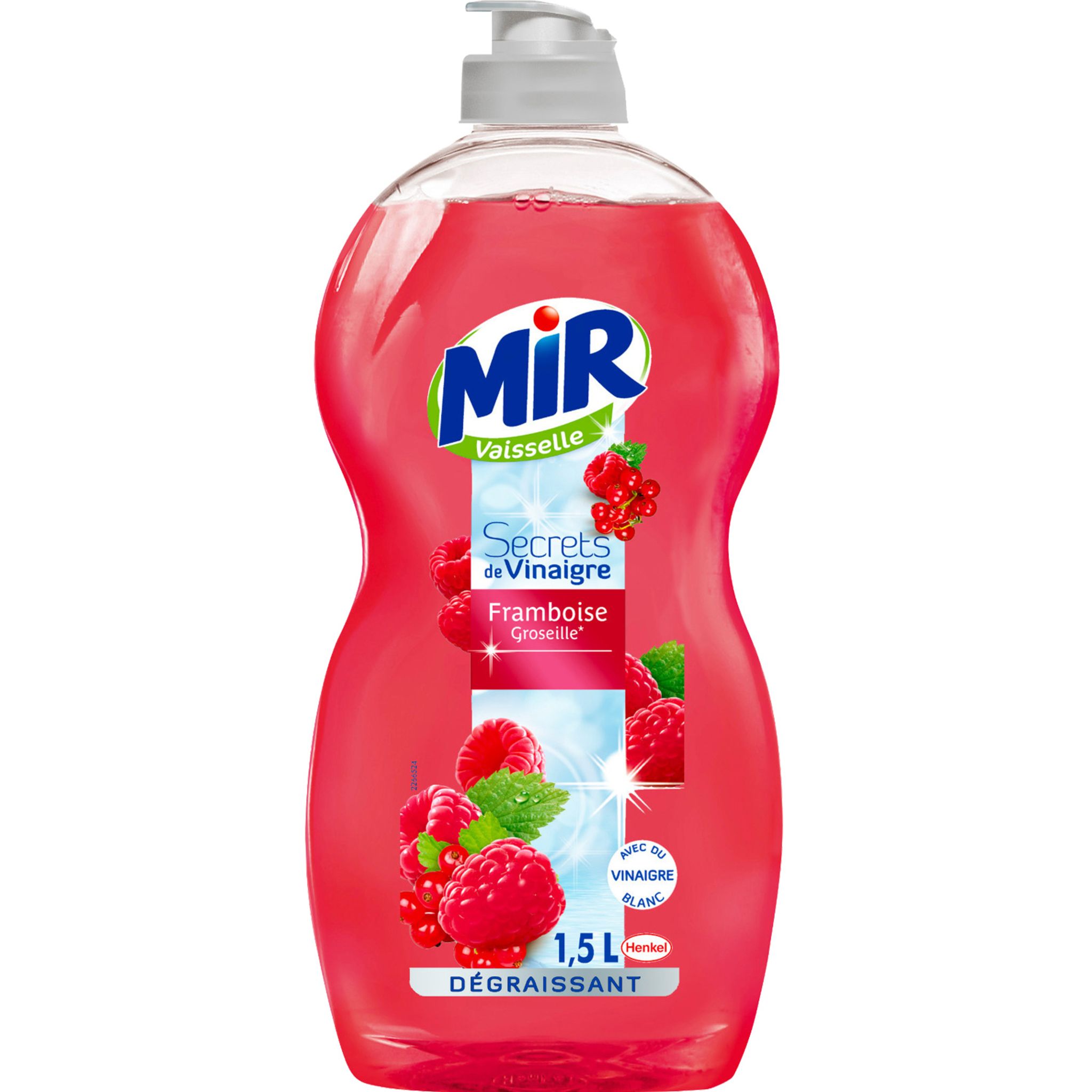 MIR Liquide vaisselle dégraissant framboise groseille 750ml pas cher 