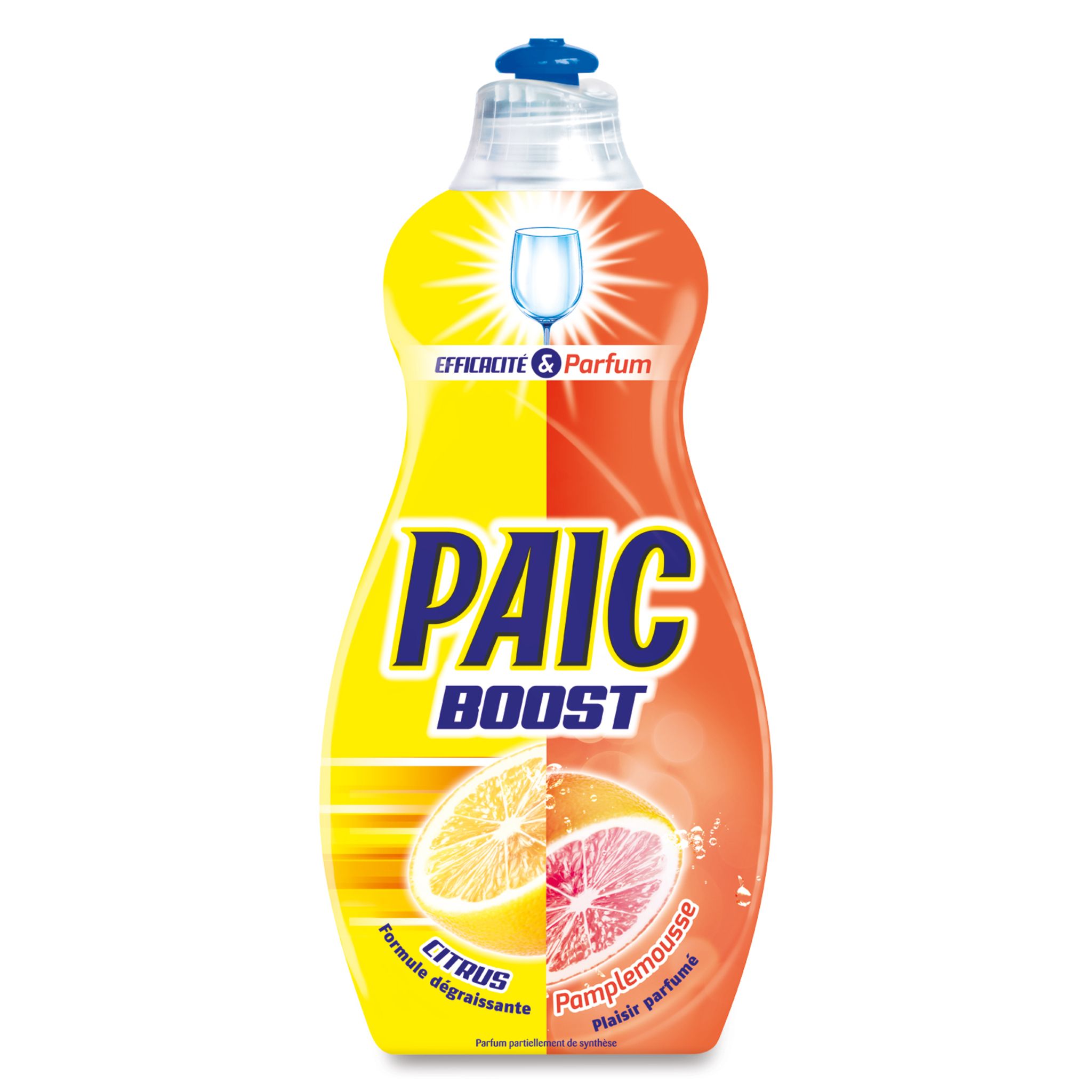 PAIC Paic boost liquide vaisselle citron pamplemousse 500ml pas cher 