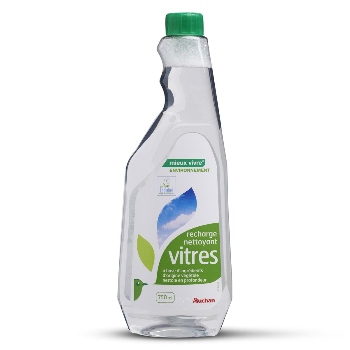 AUCHAN Auchan nettoyant vitres spray 750ml pas cher 