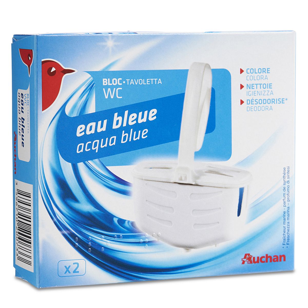 BLOC WC EAU BLEUE X2 HARPIC