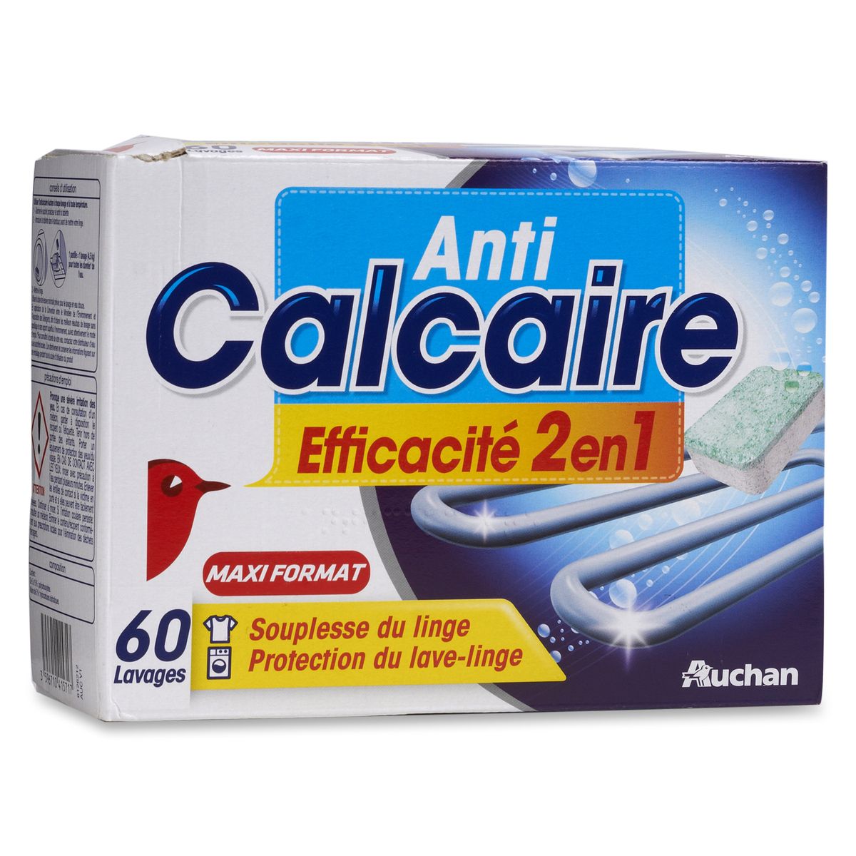Pastilles Anti-Calcaire pour Lave Linge 16+4 gratuites ECA PROS