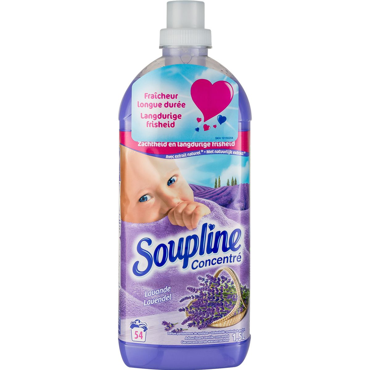 Soupline Lavande Adoucissant concentré 3 × 1,3 L