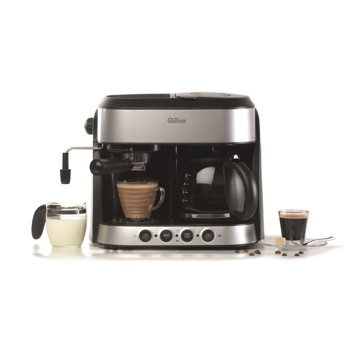 all the best Read Outflow QILIVE Expresso combiné 859403 pas cher - Auchan.fr