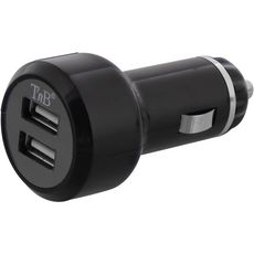 TNB ACGPCAR3B - Chargeur allume cigare pour GPS, tablette, smartphone