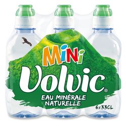 Grossiste Mini bouteilles d'eau minérale 6x33cl - VOLVIC