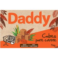 DADDY Sucre pure canne en cubes 1kg