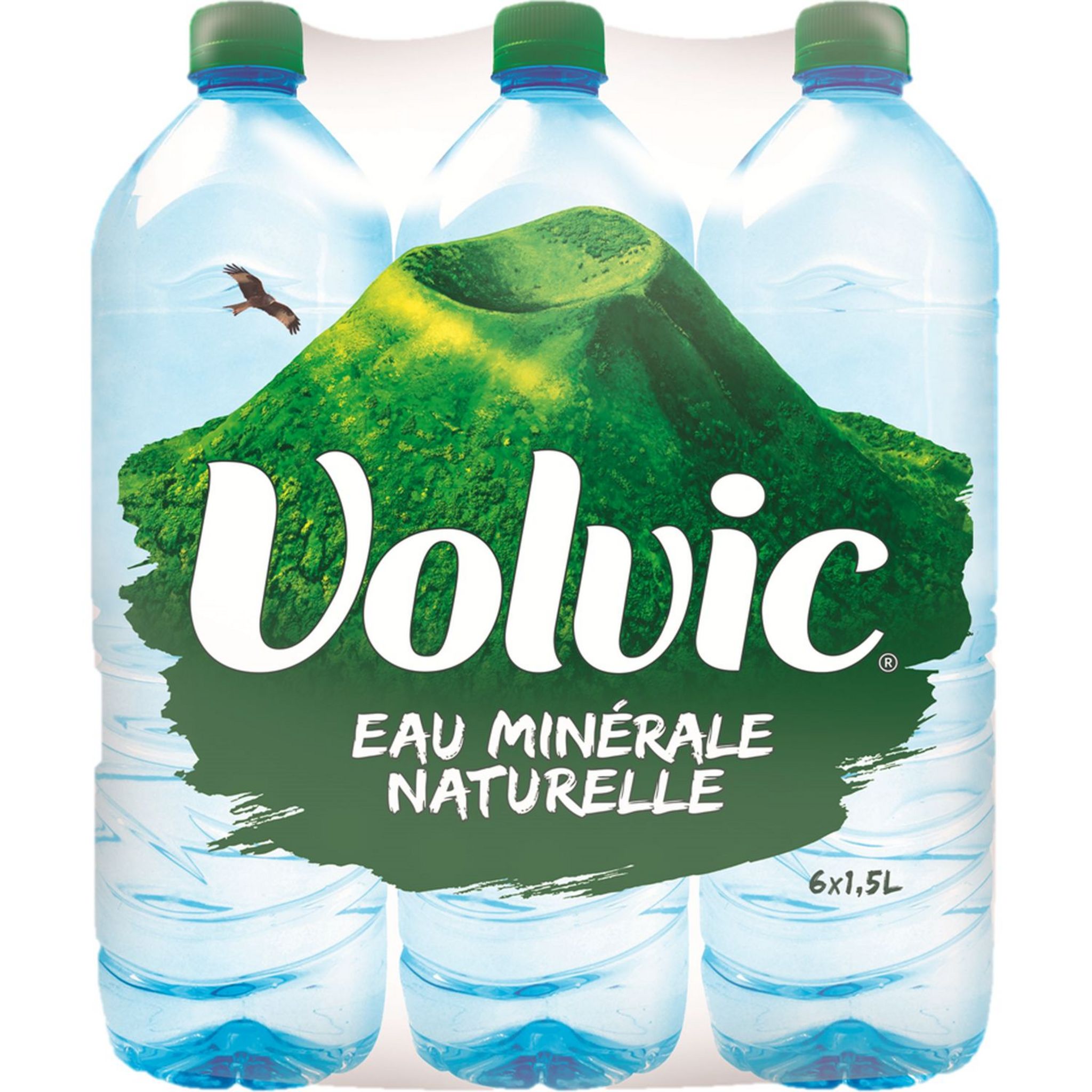 VOLVIC Volvic eau minérale plate 6x1,5l pas cher 