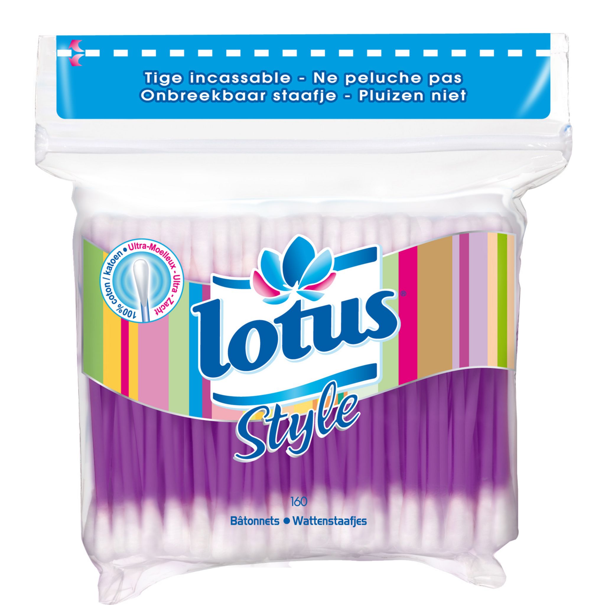 Lotus Coton-Tige Recharge 160 bâtonnets | Prix bas