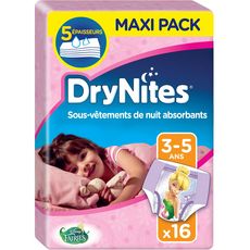 HUGGIES Huggies Drynites sous-vêtements de nuits fille 3-5 ans (16-23kg) x16 16 culottes