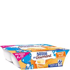 Nestle Nestle Ptit Gourmand Mini Semoule Au Lait 6x60g Des 6mois Pas Cher A Prix Auchan