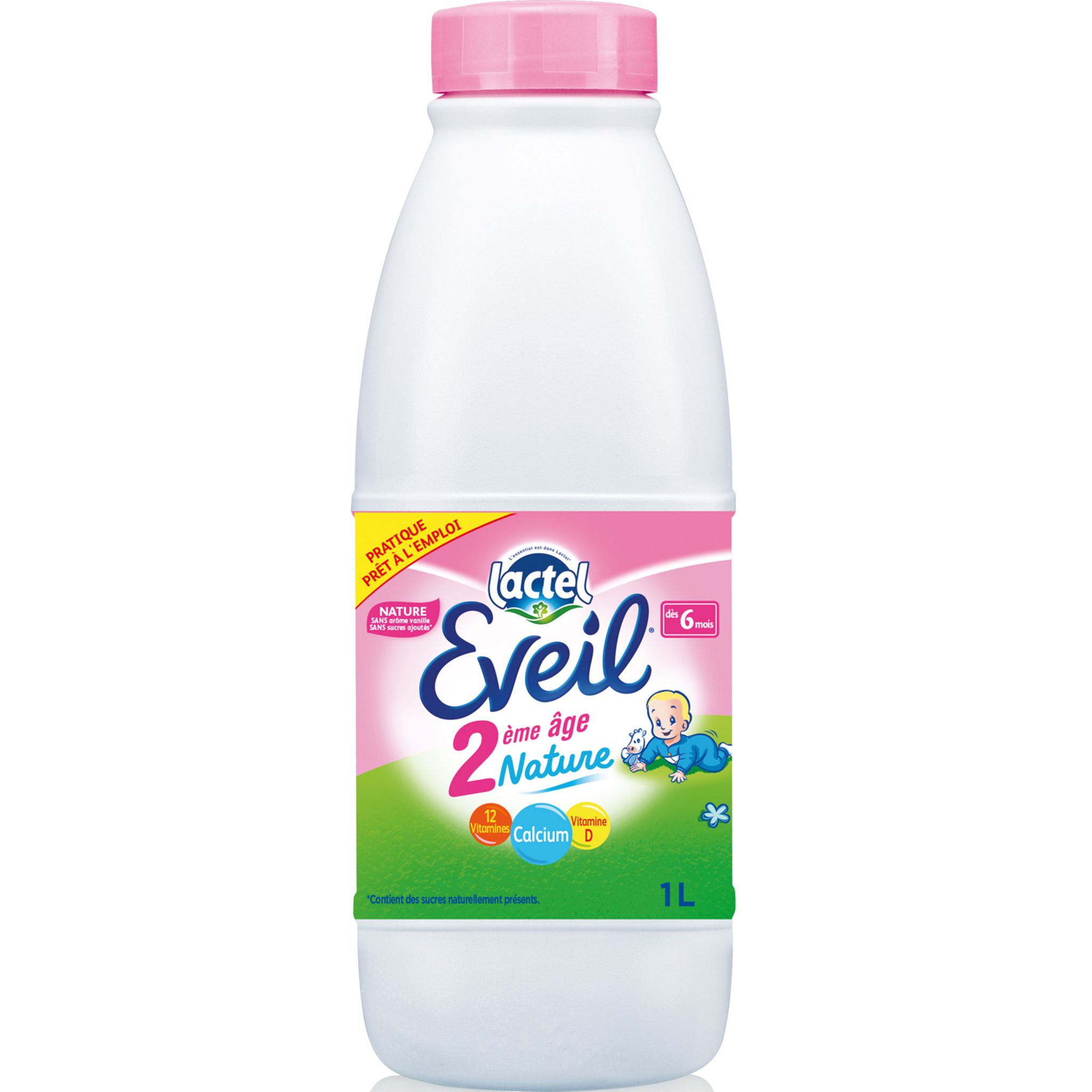 Lactel Lactel Eveil Nature 2eme Age Sans Arome 1l De 10 A 36mois Pas Cher A Prix Auchan