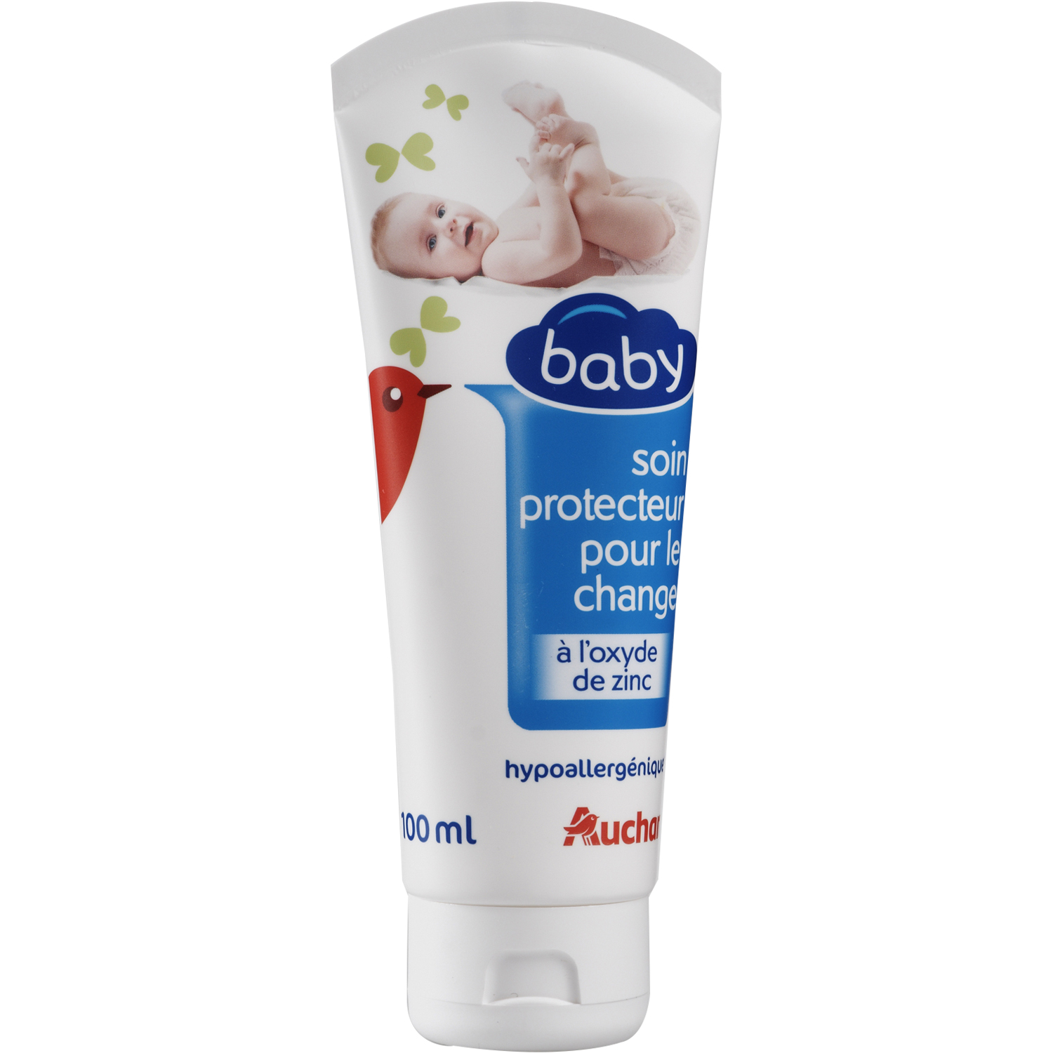 AUCHAN Crème de change pour bébé 100ml pas cher 