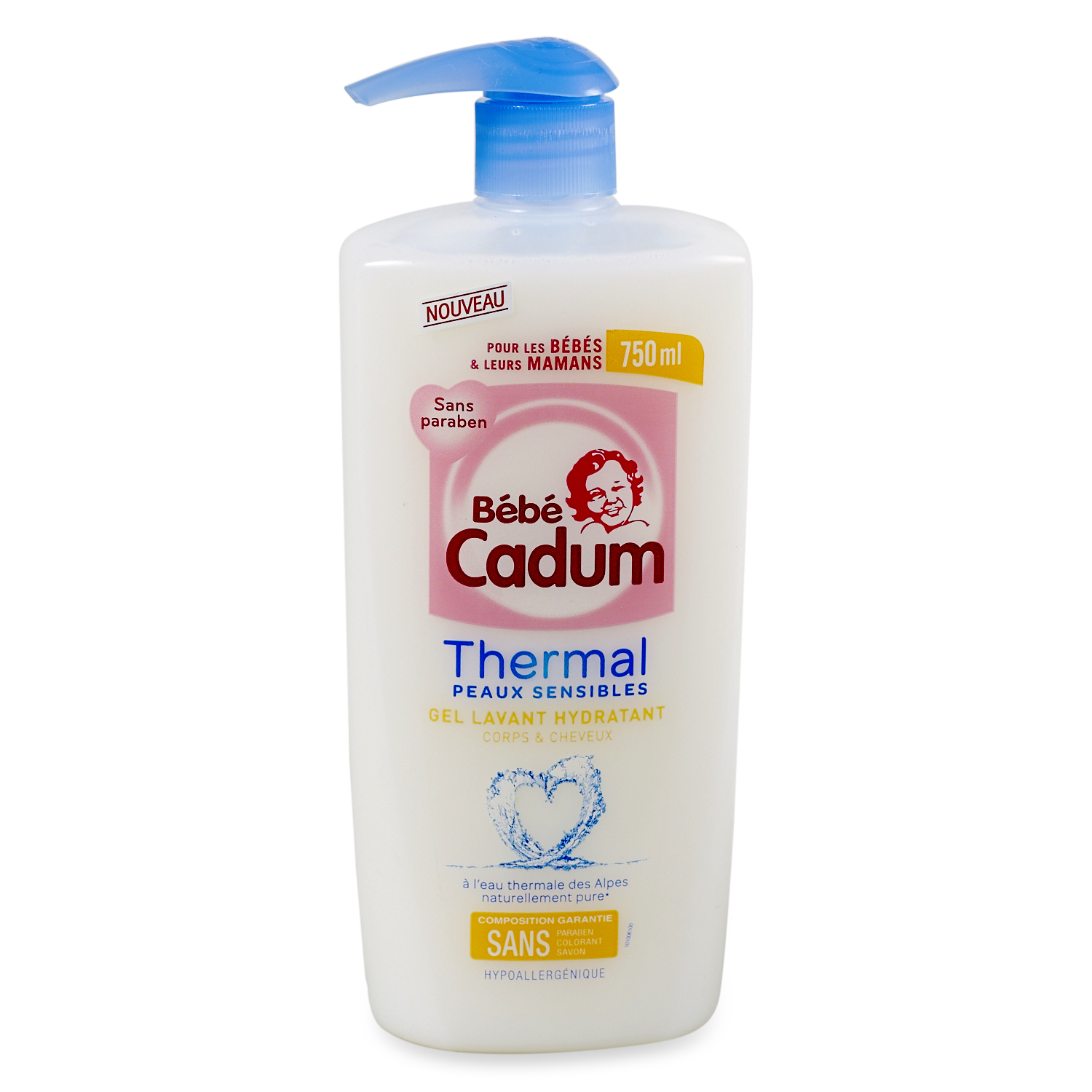 BEBE CADUM Bébé cadum thermal gel corps et cheveux hydratant
