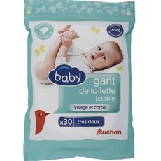 gant de toilette jetable auchan
