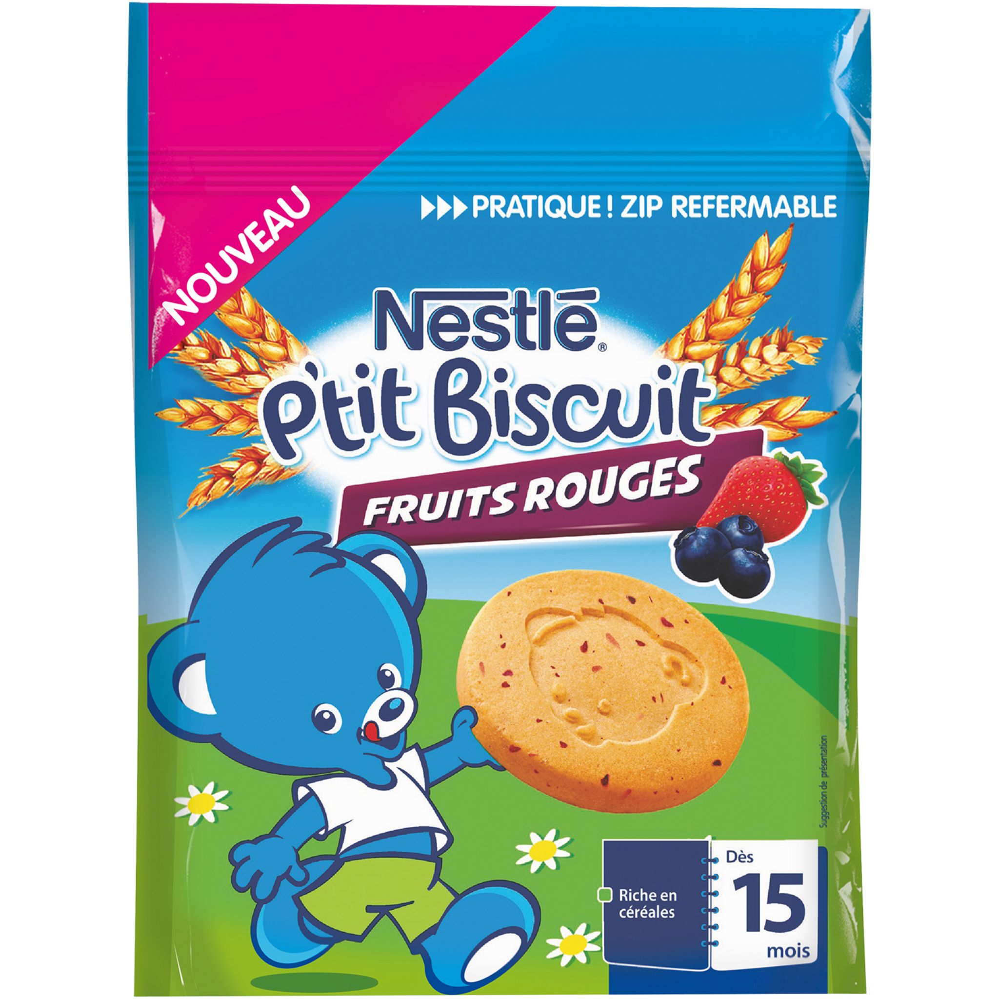 AUCHAN BABY Mon petit goûter biscuits dès 12 mois 150g pas cher