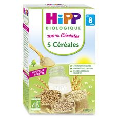 HIPP Hipp 5 Céréales bio en poudre dès 8 mois 250g 250g