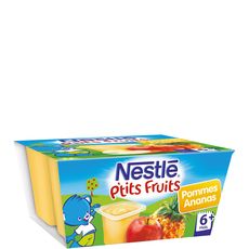 Nestle Nestle Ptit Fruit Pomme Ananas 4x100g Des 6 Mois Pas Cher A Prix Auchan