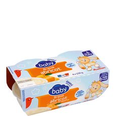 Auchan Auchan Baby Petit Pot Dessert Lacte Brasse A La L Abricot Des 6 Mois 4x100g 4x100g Pas Cher A Prix Auchan