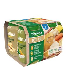 Bledina Bledina Petits Pots Differentes Varietes Legumes Viandes Des 6mois 4x0g 4x0g Pas Cher A Prix Auchan