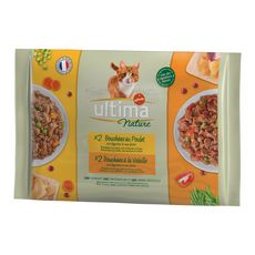 Nature Sachets Repas Bouchees Poulet Volaille Pour Chat Pas Cher A Prix Auchan