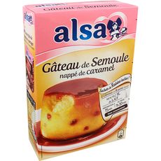 Alsa Alsa Preparation Pour Gateau De Semoule Nappe De Caramel 2 Sachets 414g 2 Sachets 414g Pas Cher A Prix Auchan