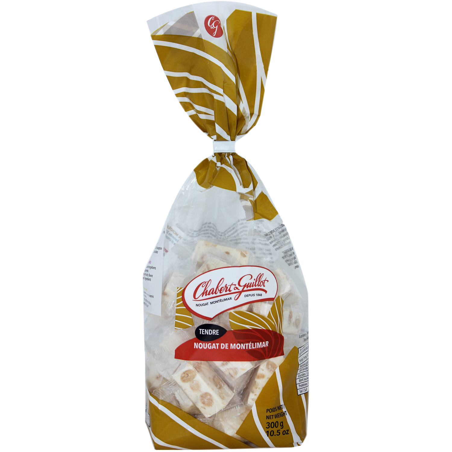 Nougat de Montélimar tendre – Sachet 1kg