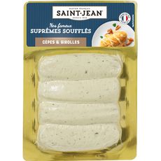 SAINT JEAN Saint-Jean Suprêmes soufflés cèpes et girolles 480g 4 pièces 480g