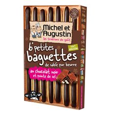 MICHEL ET AUGUSTIN Michel et Augustin baguette chocolat noir 45g