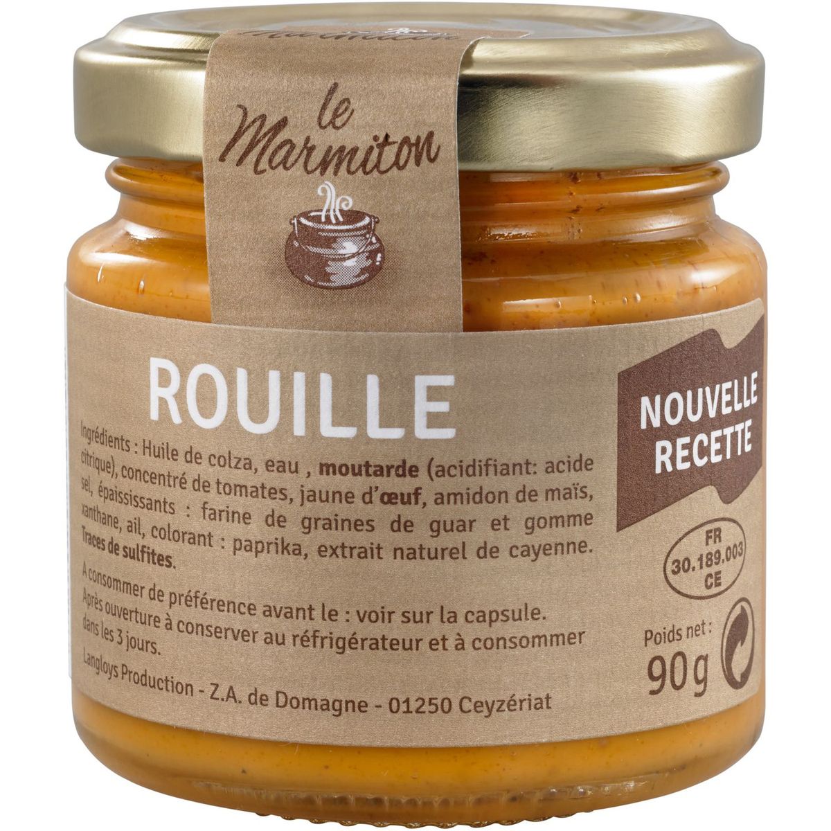 LE PETIT MARMITON Le Petit Marmiton rouille verrine 90g pas cher - Auchan.fr