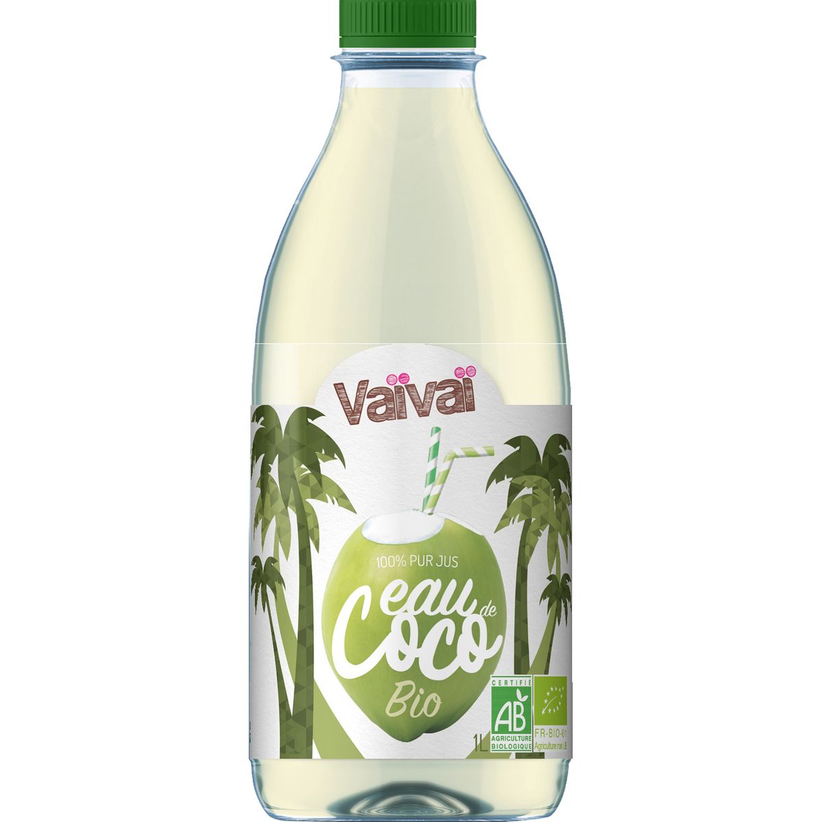 AUCHAN Eau de coco sans sucre ajouté briquette 33cl pas cher