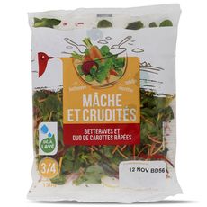 Auchan Salade Mache Et Crudite 150g Pas Cher A Prix Auchan