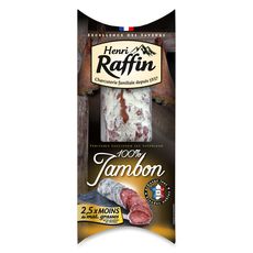 HENRI RAFFIN Henri Raffin saucisson sec supérieur 100% jambon 220g