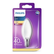 PHILIPS Philips Ampoule led E14 flamme 40w warm light 470 lumen x1 470 lumen 1 pièce