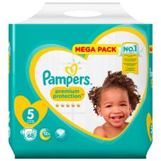 Pampers Pampers Premium Protection Mega Pack Couches Taille 5 11 16 Kg X68 68 Couches Pas Cher A Prix Auchan