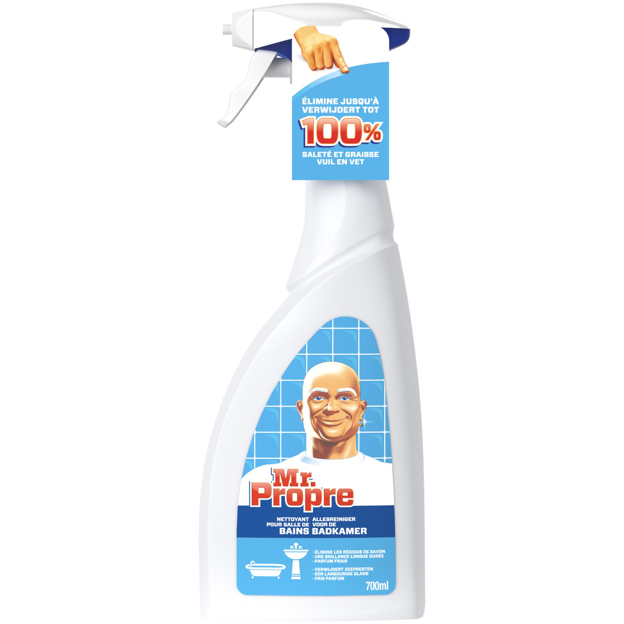 Nettoyant Ménager Salle De Bain Fraîcheur Febreze MR PROPRE : le spray de  500mL à Prix Carrefour