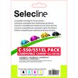 SELECLINE Cartouche 4 Couleurs C-551 PACK