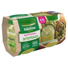 Bledina Bledina Mon 1er Petit Pot Puree D Artichaut Des 4 Mois 2x130g 2x130g Pas Cher A Prix Auchan