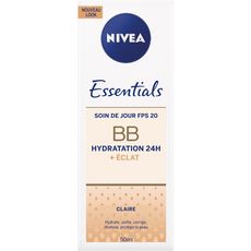 NIVEA Essentials BB crème hydratation 24h teinte claire 50ml