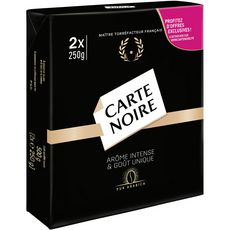 CARTE NOIRE Café moulu pur Arabica 2x250g
