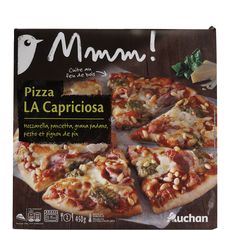 AUCHAN MMM! Mmm! pizza la capricciosa 450g
