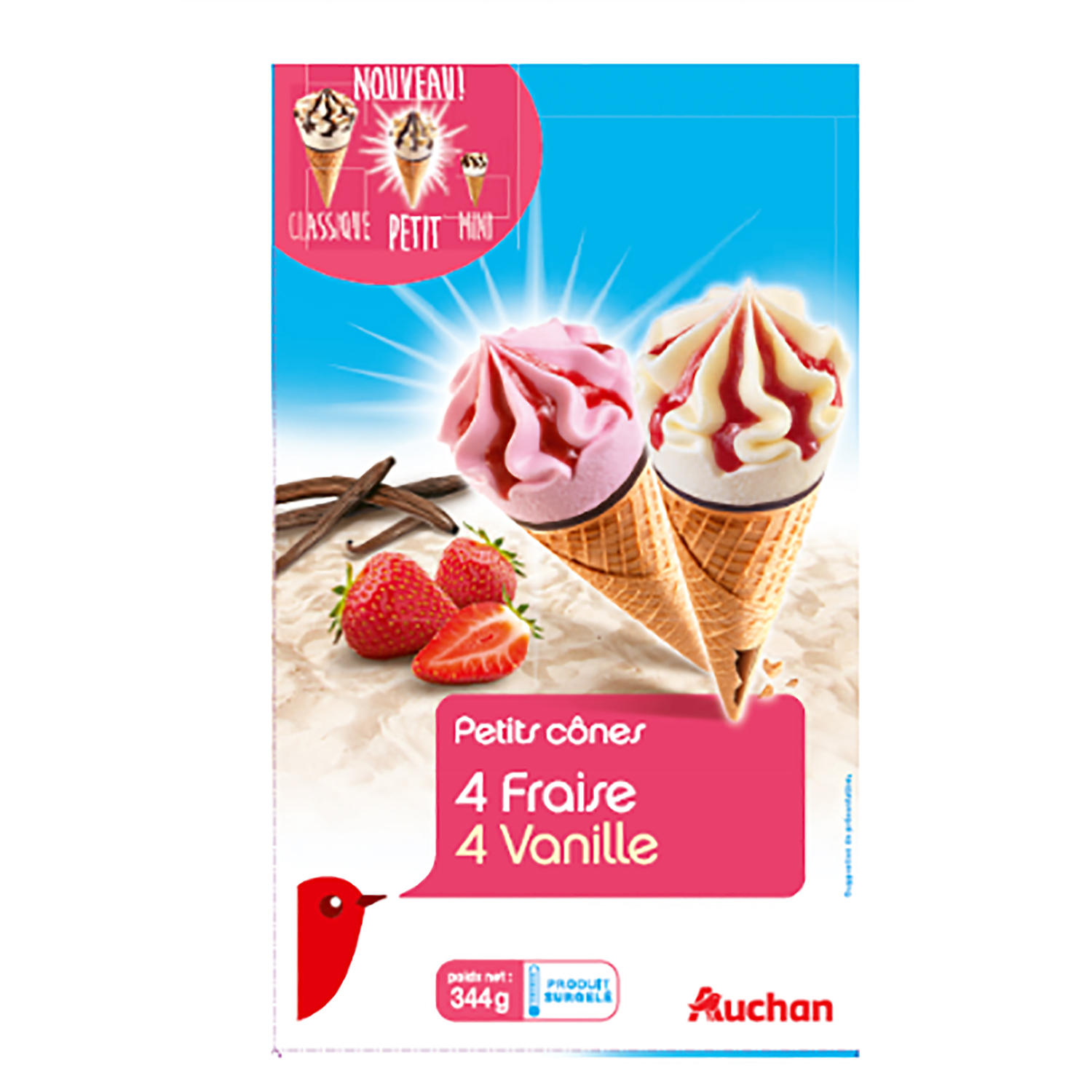 Total 91+ imagen de glace vide auchan fr.thptnganamst.edu.vn