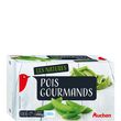 AUCHAN Pois gourmands 3 portions 450g