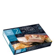 Steak de thon germon sans arête poisson sauvage cru 2 pièces 250g