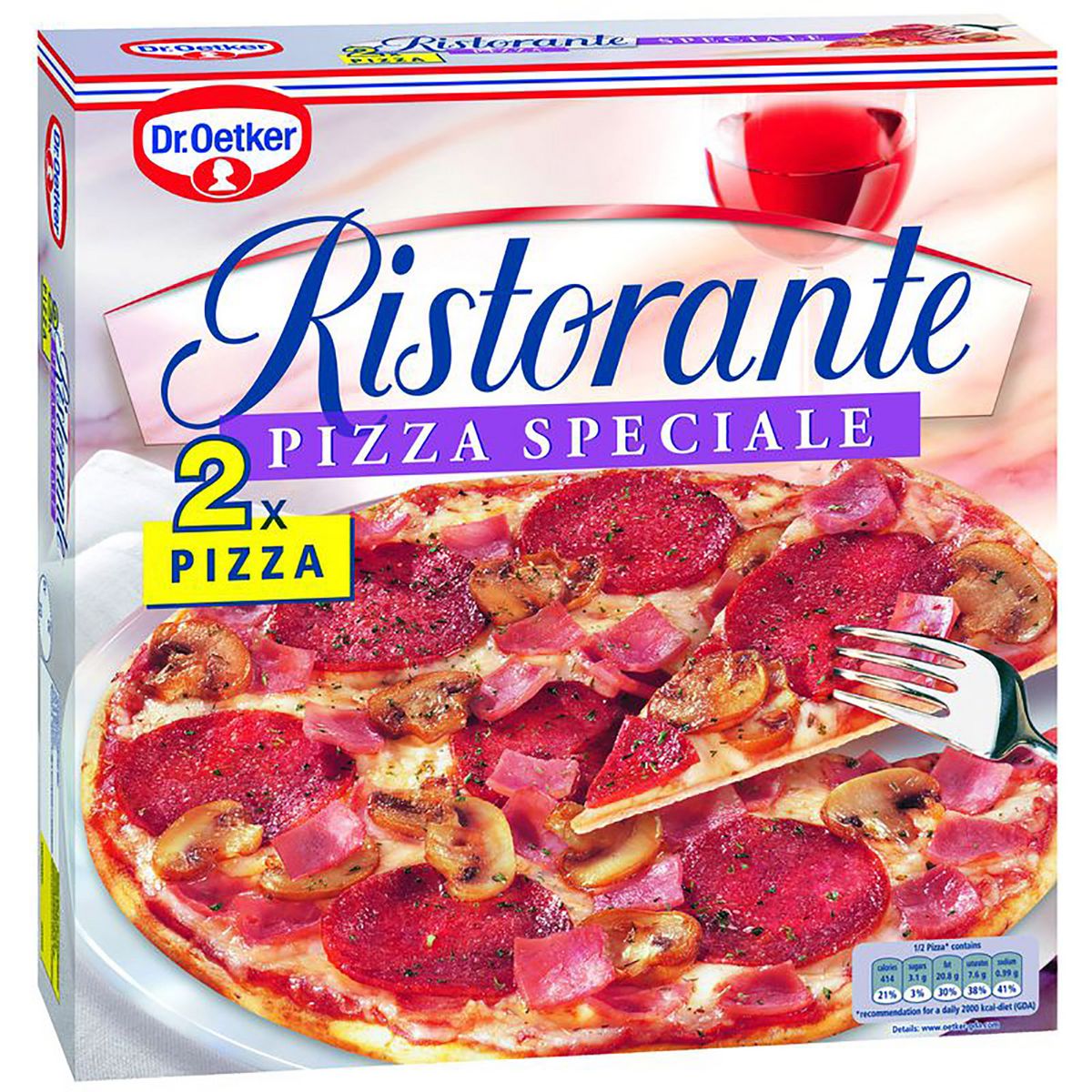 RISTORANTE Pizzas Ristorante Speciale 2 pizzas 670g