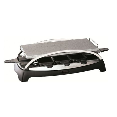 TEFAL Appareil à Pierrade / Raclette 10 personnes PR457812 - Inox pas cher  