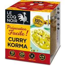 LE COQ NOIR Le Coq Noir préparation facile curry korma 80g 80g